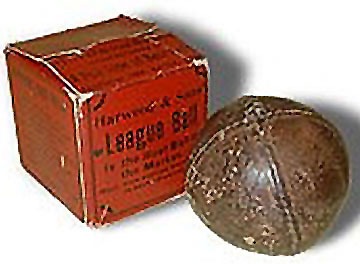 19th Century Harwood Lemon Peel Ball